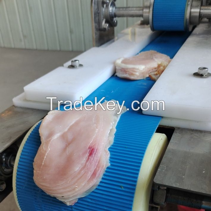 Horizontal Cutting Chicken Breast Meat Slicer Machine