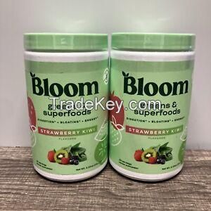 Bloom Nutrition Super Greens Powder - Probiotics, Digestive Enzymes, Superfoods