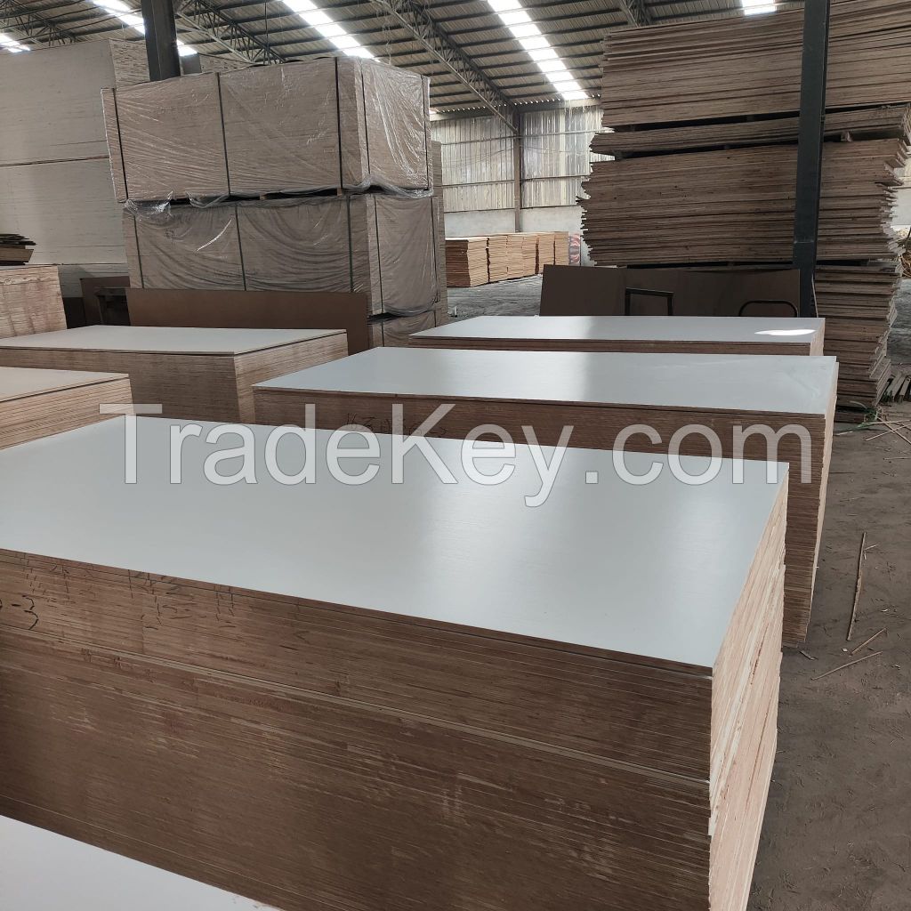 6mm 12mm 15mm 18mm Melamine Waterproof MDF Melamine Wood Board Plywood