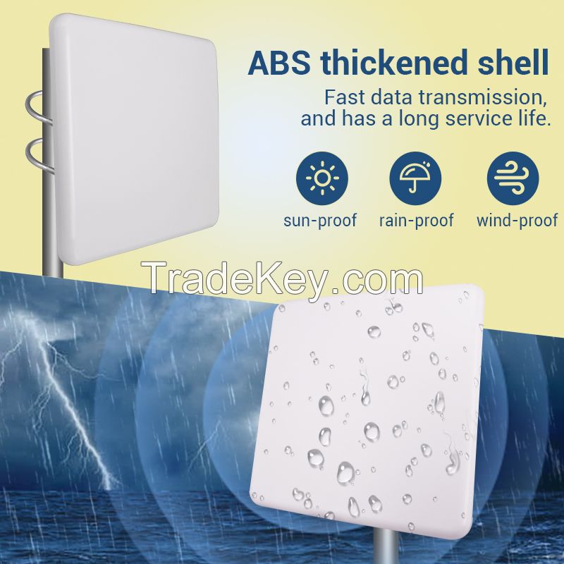 Waterproof High Gain 21dBi 5150-5850mhz Dual-polarization Outdoor Wifi directional Panel Antenna