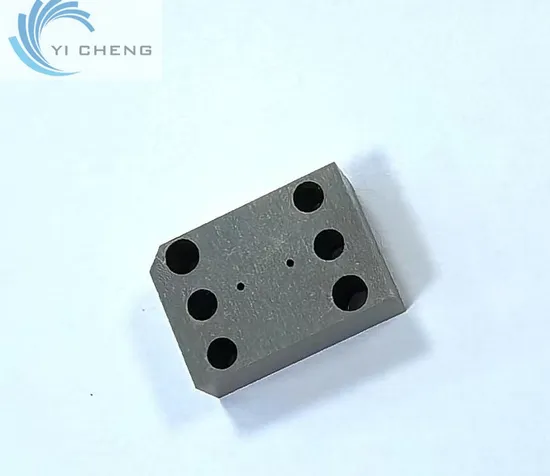 Square High Precision Aluminum Die Parts with Black Matte Anodizing