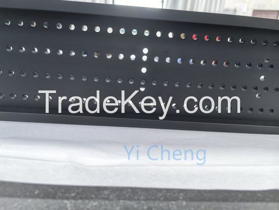 Square High Precision Aluminum Die Parts with Black Matte Anodizing