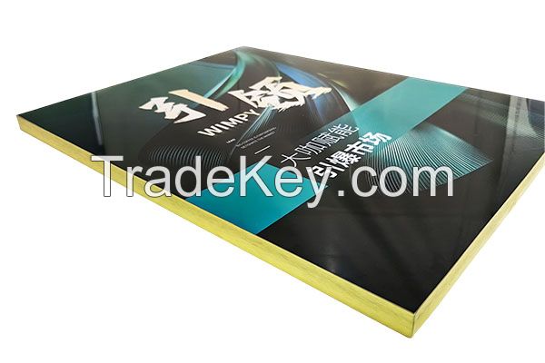 Metal edge PVC tempered sticker is not easy to deform