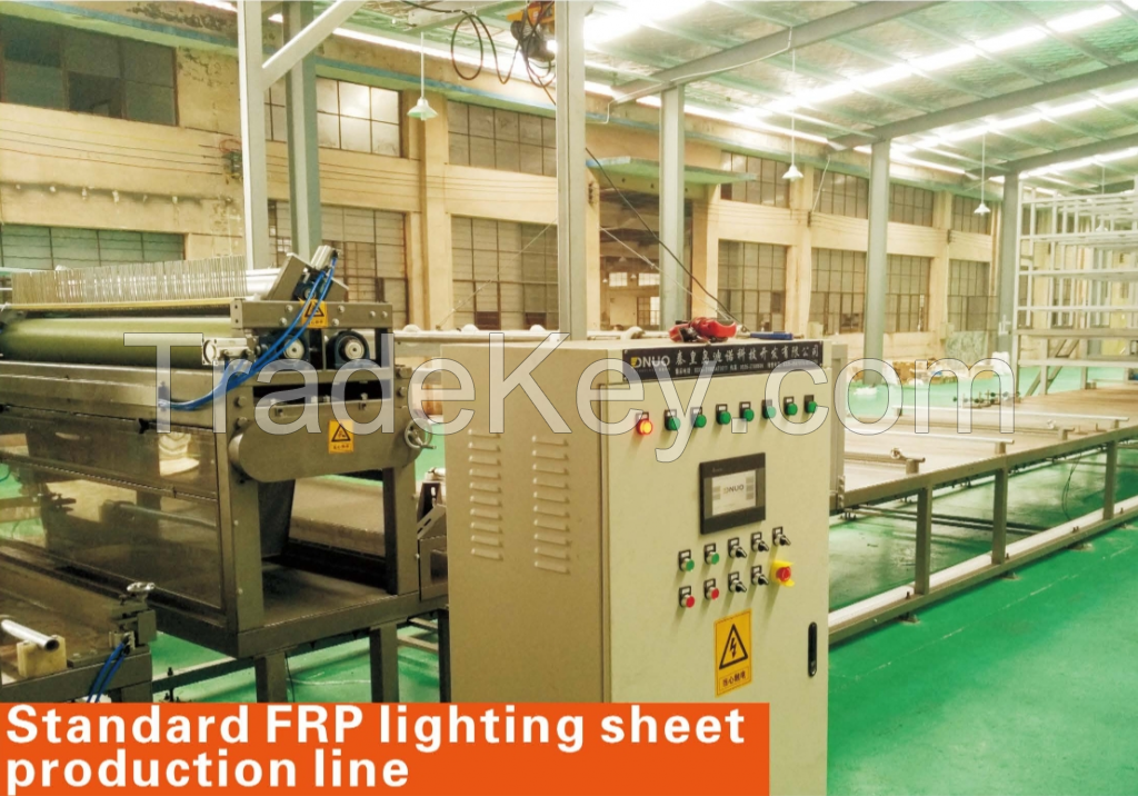 DNUO frp sheet making machine grp panel continuous molding machineproduction line