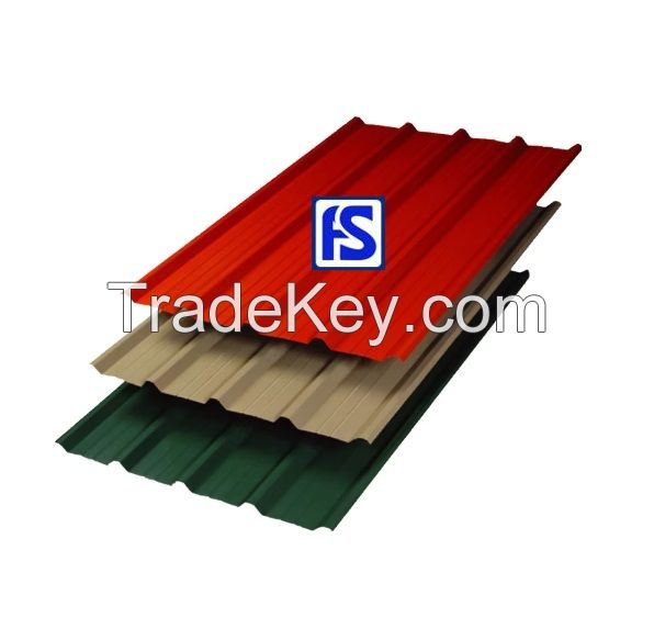 Roofing Sheet Galvanized Steel Iron Corrugated Metal 2mm PPGI Metal Roofing Sheets Prices 0.2mm 0.3mm 0.4mm 0.5mm 0.6mm Mid Hard 1 Ton