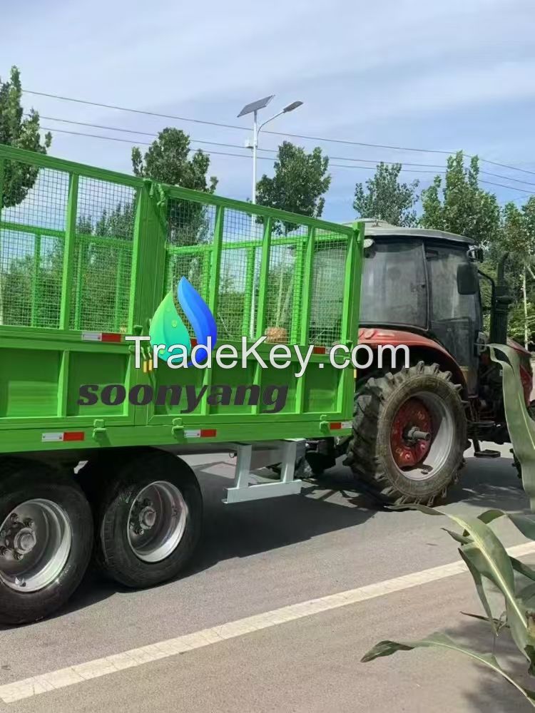 Powerful traction trailer artifact dump truck trailer