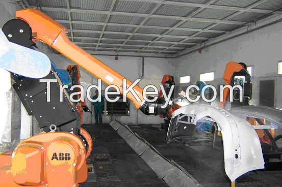 Bumper painting Robot automatic spraying production line