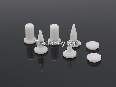 Ceramic micro orifice high precision nozzles micron ceramic dispensing nozzle