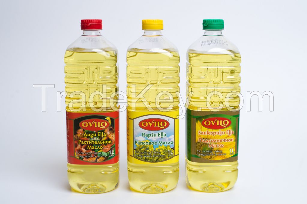 Premium quality sunflower oil OVILO