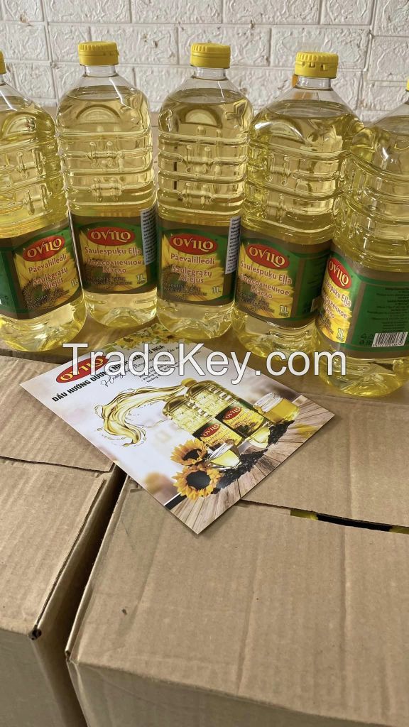 Premium quality sunflower oil OVILO