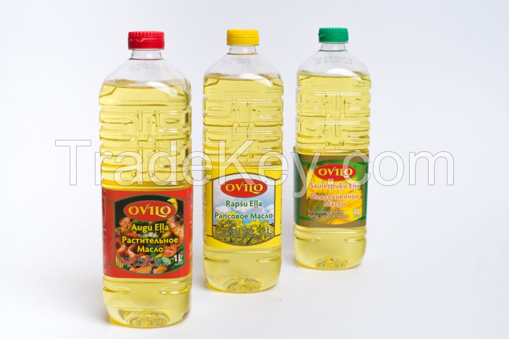 Premium quality sunflower oil OVILO