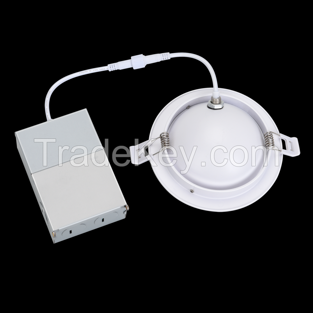 ETL 3CCT Adjustable Indoor pot Lights for Home 4 Inch LED Gimbal Recessed Slim Pot Light with Junction Box Directional Downlight