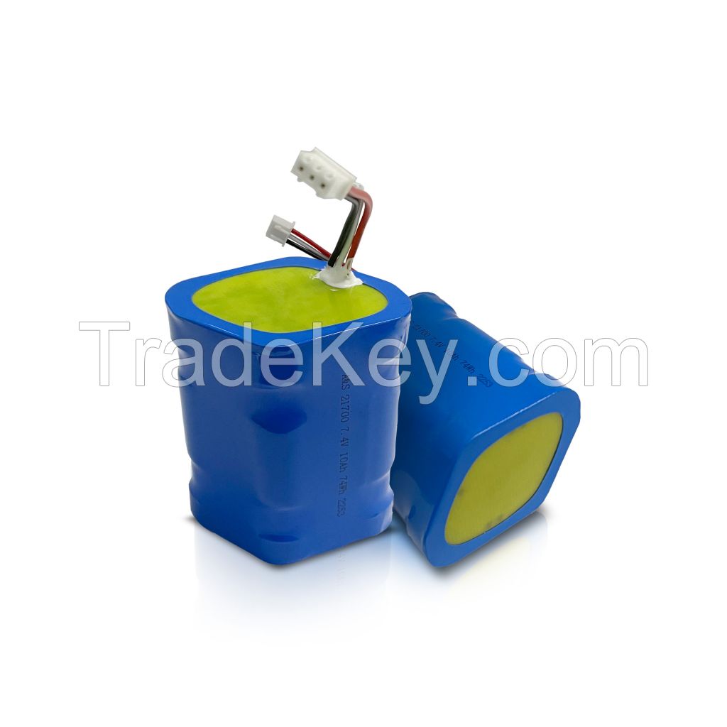Lithium ion Battery Pack 7.4V 10Ah 21700 Battery Pack