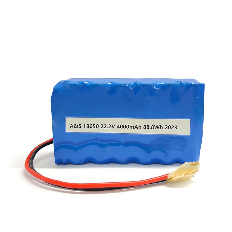 AS18650 22.2V 4Ah Rechargeable Lithium Battery Lion Baattery with CB UN38.3 Certifications