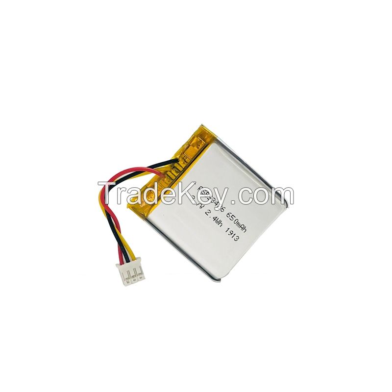 Thin Lipo Battery AS553444 3.7V 950mAh Rechargeable Lithium Polymer Battery for Electronics