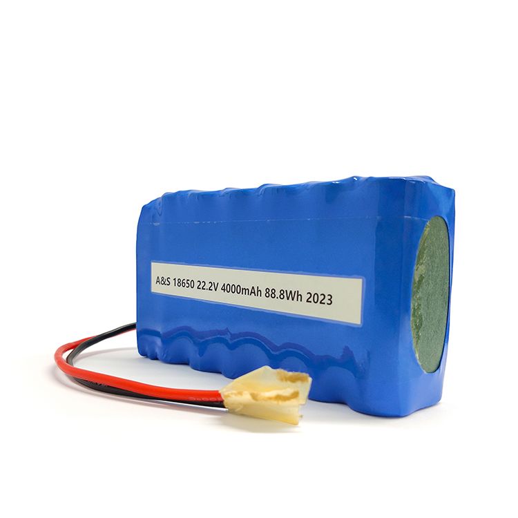 AS18650 22.2V 4Ah Rechargeable Lithium Battery Lion Baattery with CB UN38.3 Certifications