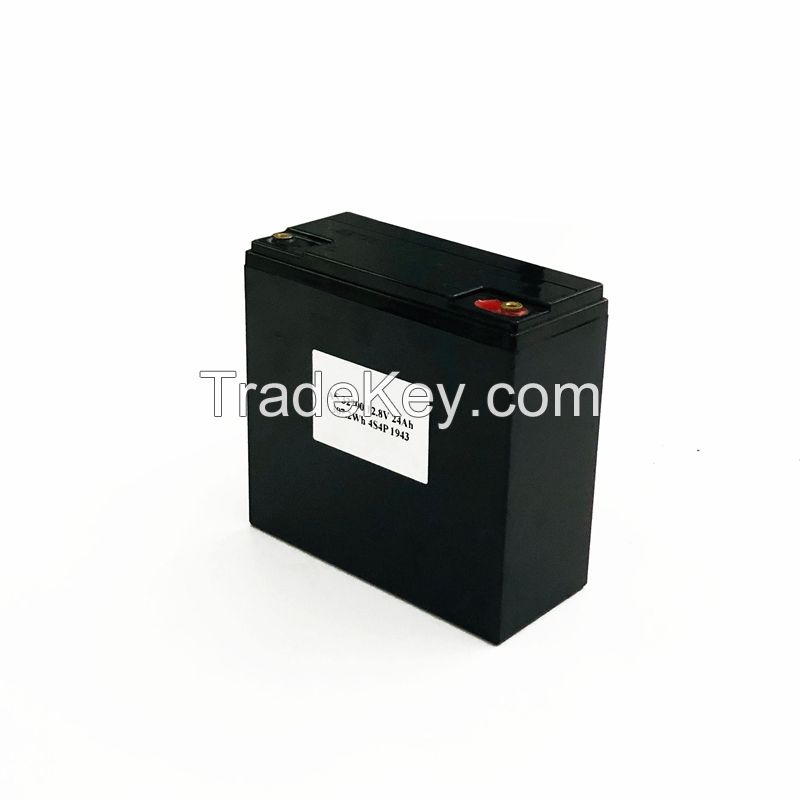 12V 24Ah Lithium Iron Phosphate Battery Rechargeable 12.8V LiFePo4 Battery Pack