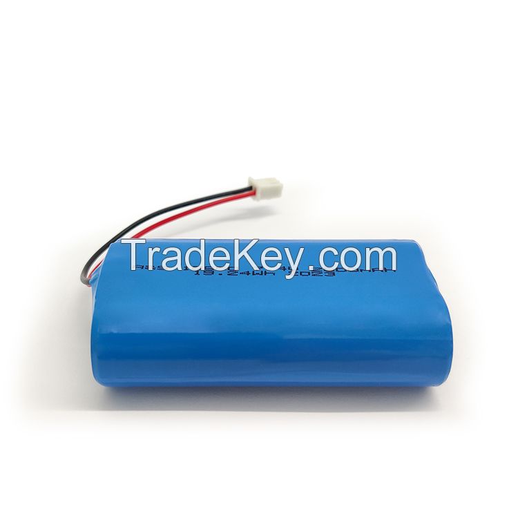 Rechargeable lithium battery 18650 7.4V 3350mAh Li ion Battery Packs with CB Certificate