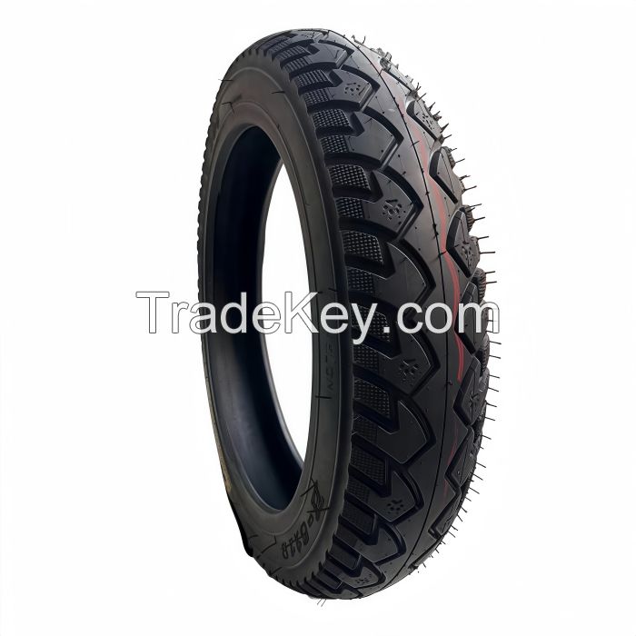 New 2.75-17 Wear-Resistant Motorcycle Tires Tubeless Tyre with Butyl and Natural Rubber Tire Casing Included