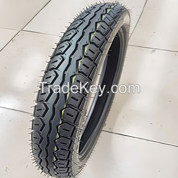 New Chinese Rubber Electric Motorcycle Tire Tubeless 3.00-17 and 2.75-17 Sizes Tire Casing Included