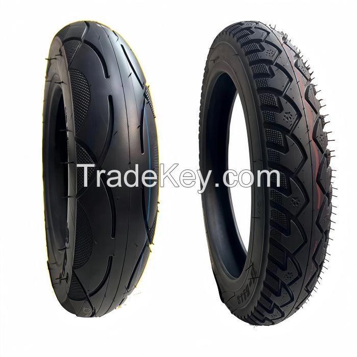 New 110/80-18 80/90-21 Tubeless Scooter Tyre Rubber Inner Tube and Tire Casing for Scooters