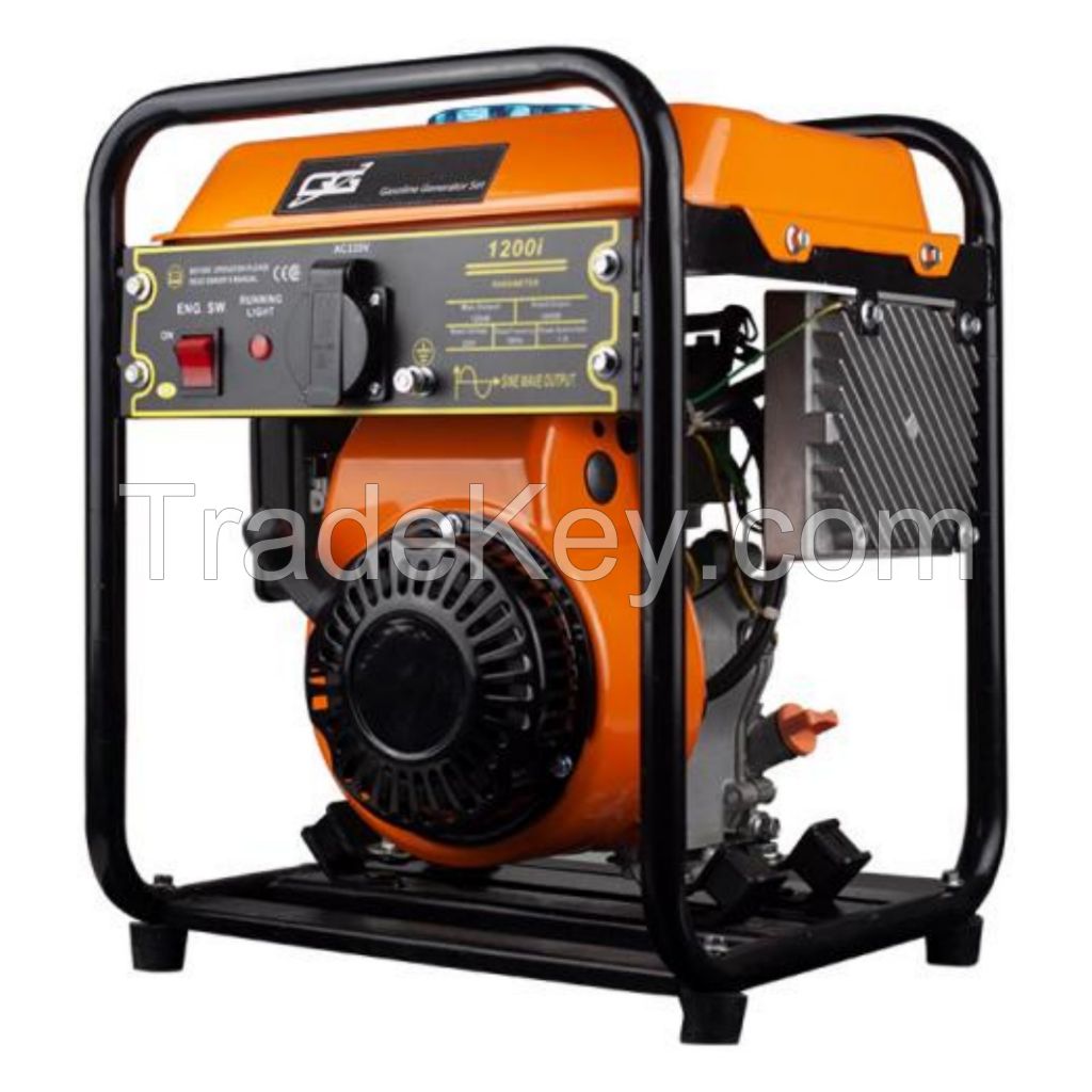 1200w 3000w 4500w 6500w 4 Stroke Silent Gasoline Generators with 7000w Electric Starter 3 Phase Generator Gasoline