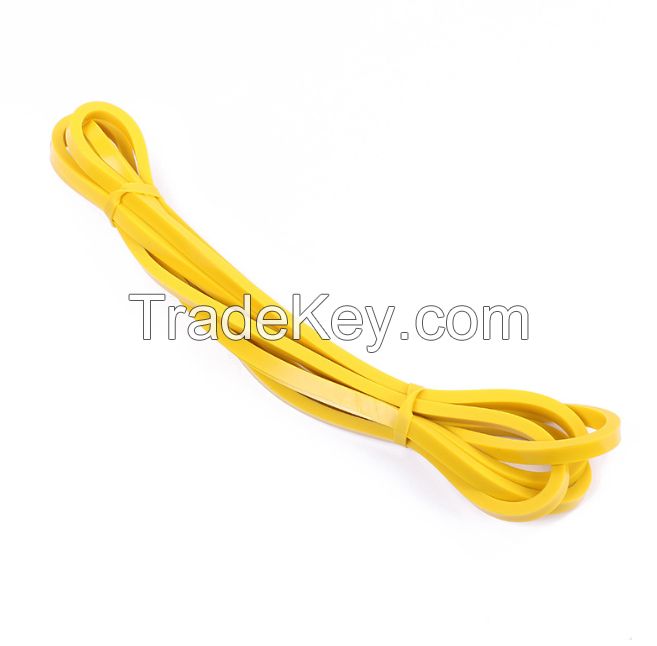 TPE fitness silicone elastic band pull-up resistance band indoor fitness tension rope strength tension band elastic rope