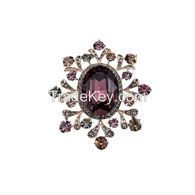 Large Zircon Brooch