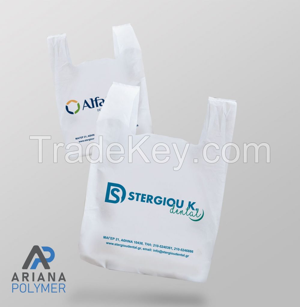 custom printed shopping plastic bag