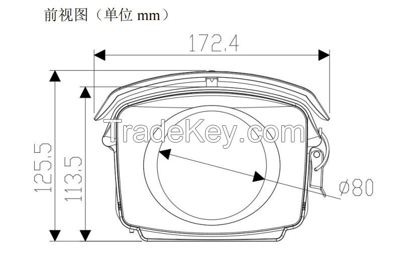 Diecasting cctv camera housing