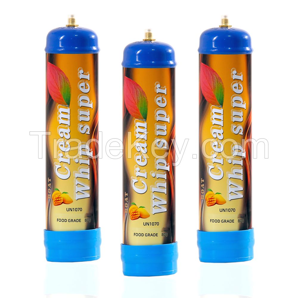 0.95Liter Cream Gas Whipped Supplier from China Customization Cream Chargers