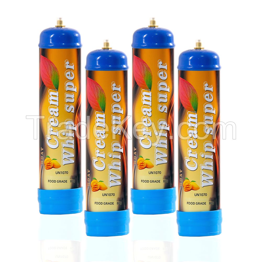 0.95Liter Cream Gas Whipped Supplier from China Customization Cream Chargers