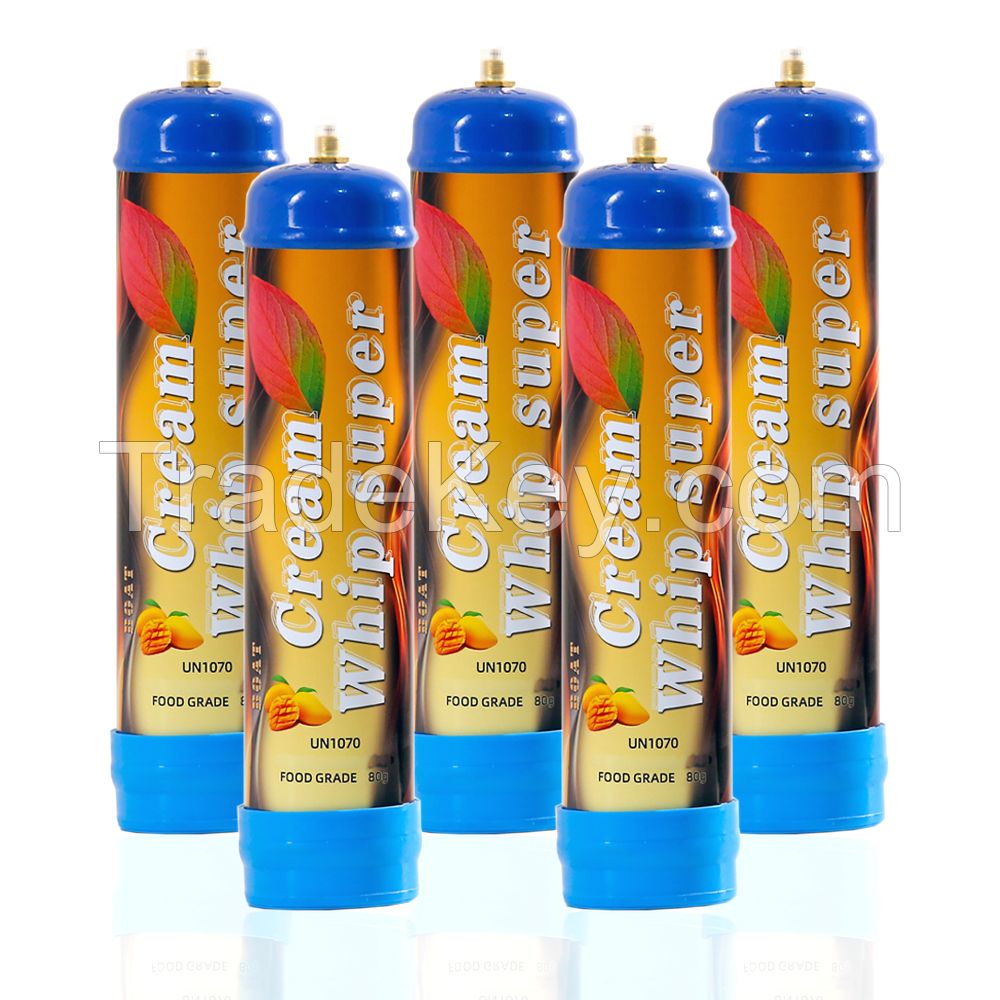 0.95Liter Cream Gas Whipped Supplier from China Customization Cream Chargers