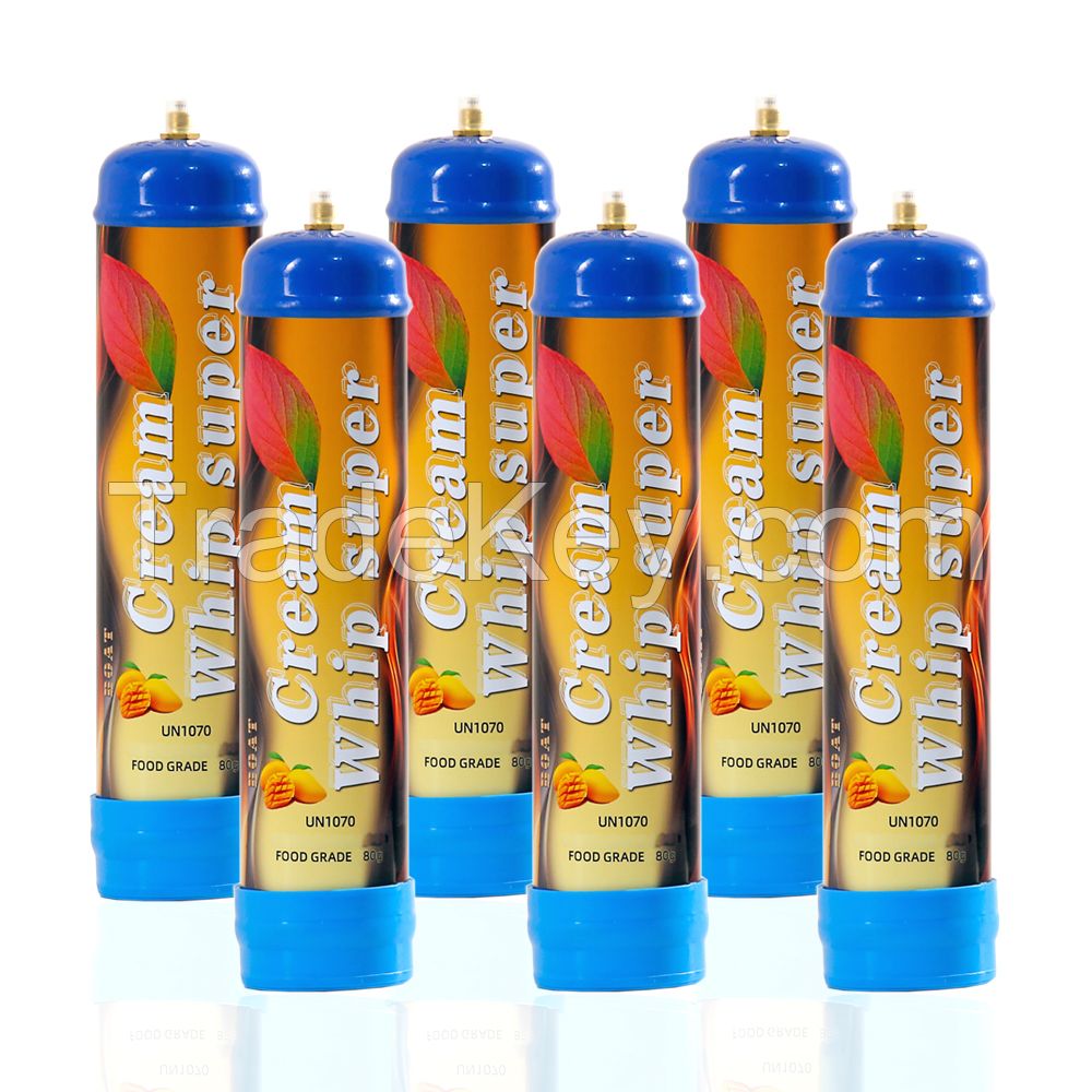 0.95Liter Cream Gas Whipped Supplier from China Customization Cream Chargers