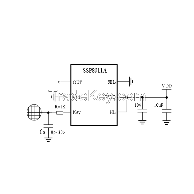 SSP8011A Single-key Touch Sensor IC  