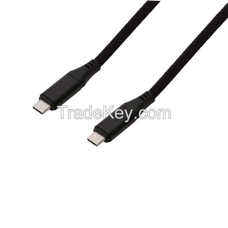 Type C Cable Braided Aluminium Shell Type C Pd Fast Charging Cable