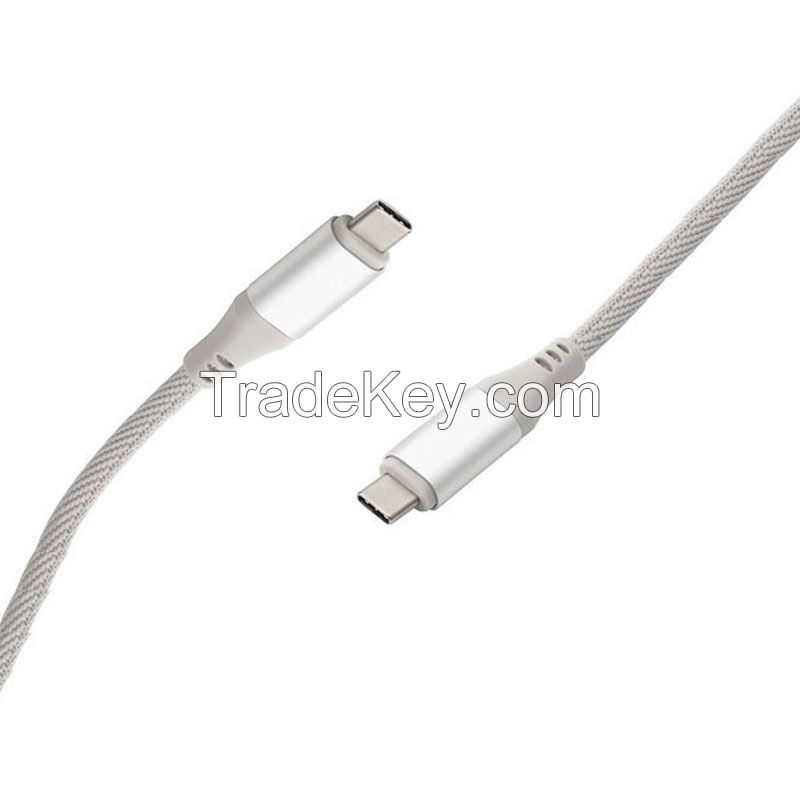 Type C Cable Braided Aluminium Shell Type C Pd Fast Charging Cable