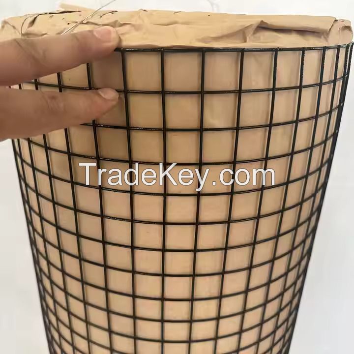 Green Welded mesh fence, PVC coated welded mesh fencing, agriculture welded mesh