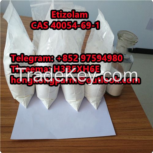 Buy etizolam CAS 40054-69-1 online Whatsapp/Telegram: +852 97594980 Threema: H3B5XH6E