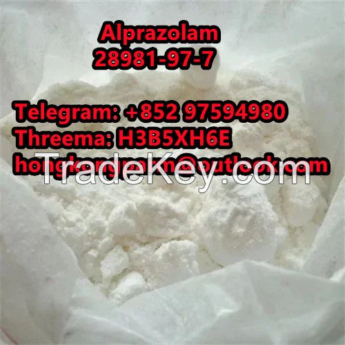 Buy Alprazolam CAS 28981-97-7 online Whatsapp/Telegram: +852 97594980 Threema: H3B5XH6E