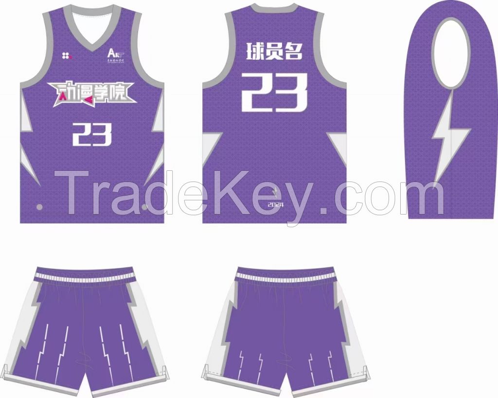 OEM factory Customized any prining of the Sublimation Basketball Wear 