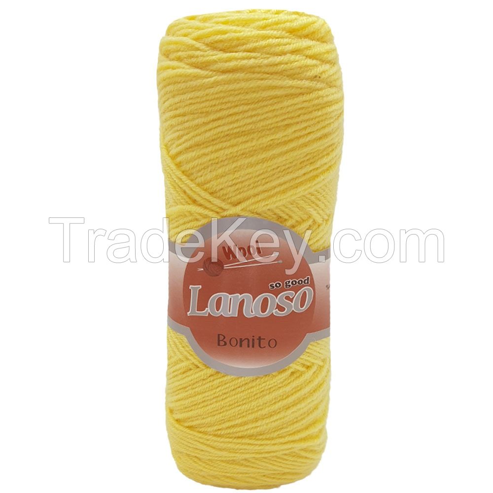 BONITO HAND KNITTING YARN 49%WOOL 51¬RYLIC