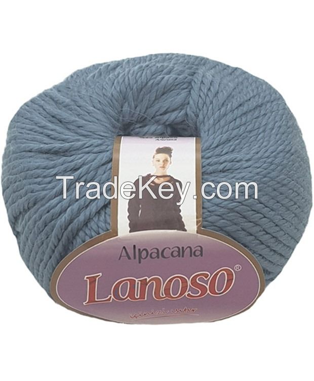 ALPACANA HAND KNITTING YARN % 35 Alpaca- 25 Wool -  Acrylic  (130Mt)