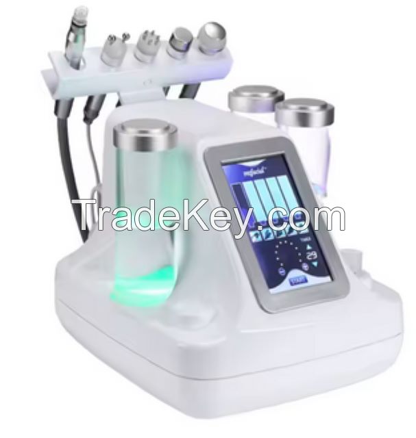  11 in 1 Small Bubble Vertical Hydro Dermabrasion Oxygen Facial Rejuvenation Machines 11Heads Ultra Micro Bubble Cleaner Sink Pee