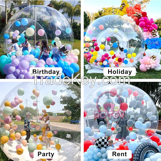 3m inflatable bubble house transparent inflatable dome