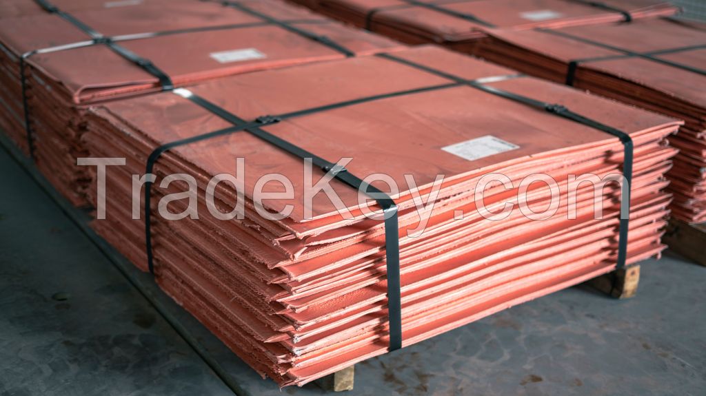 Quality Copper Cathodes, Pipes, Cables.