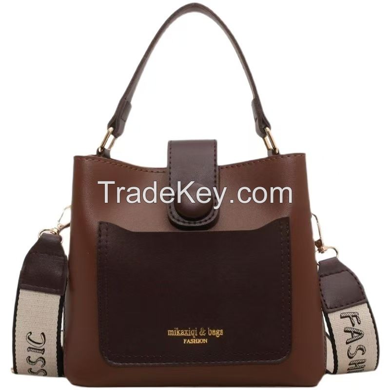 Elegant PU Bucket  Handbag