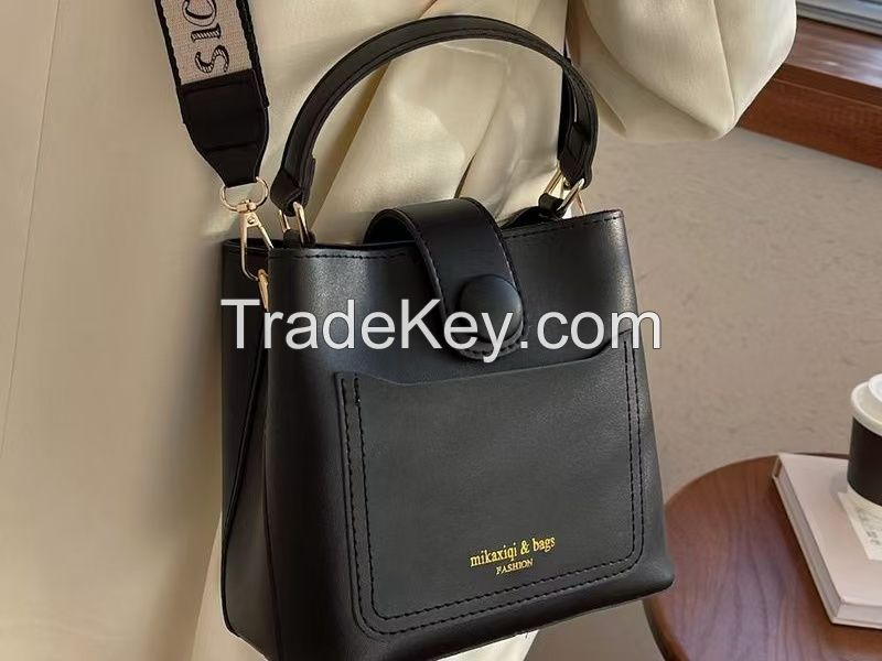 Elegant PU Bucket  Handbag