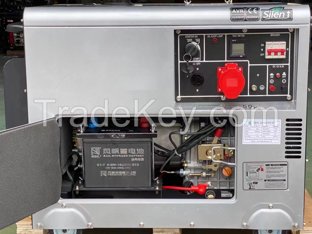 Cheap Price Home Backup Use Small Portable Diesel Generators 3/5/6/7/8/9kW