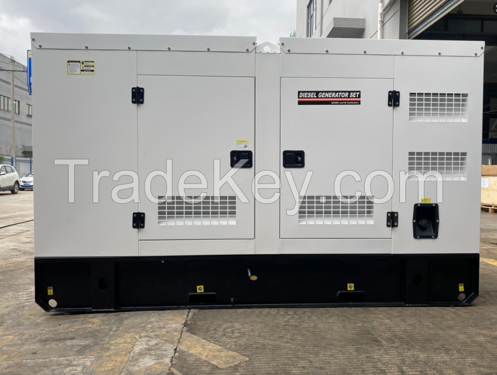 26/28kw home apartment electric power generators silent type diesel generators 